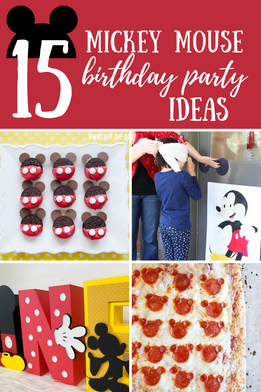 Top 10 Mickey Mouse Birthday Party Ideas for Games!