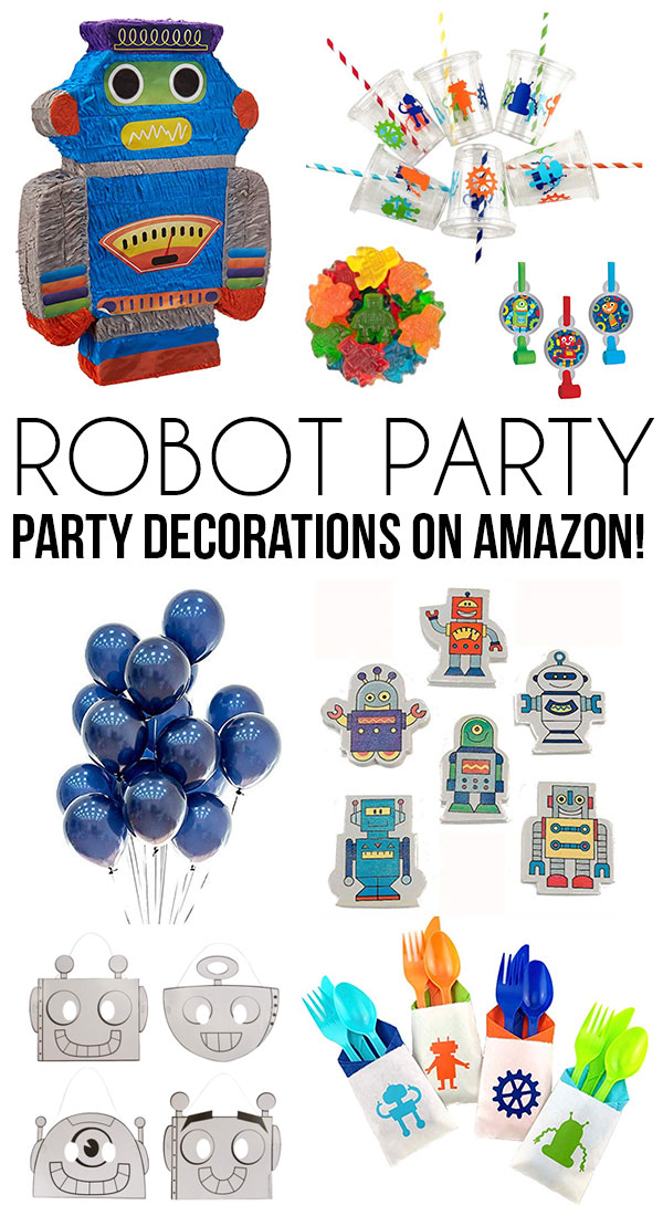 Robot Birthday Party Ideas by Lindi Haws of Love The Day