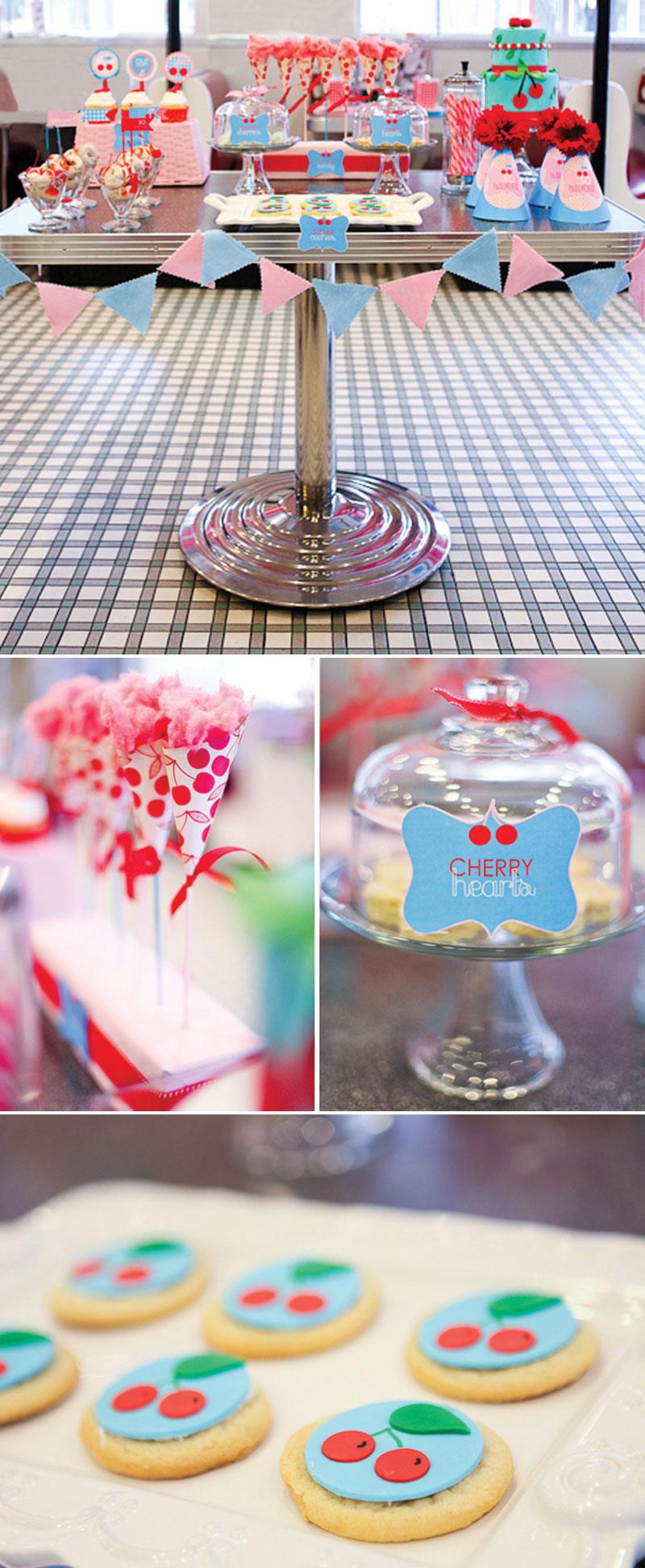 Retro Cherry Party by Lindi Haws of Love The Day