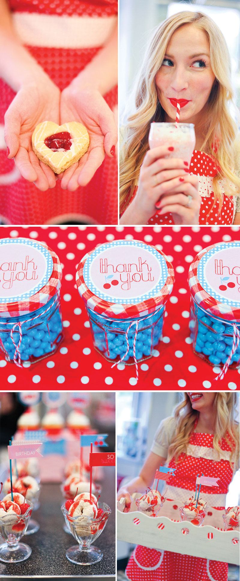 Retro Cherry Party by Lindi Haws of Love The Day