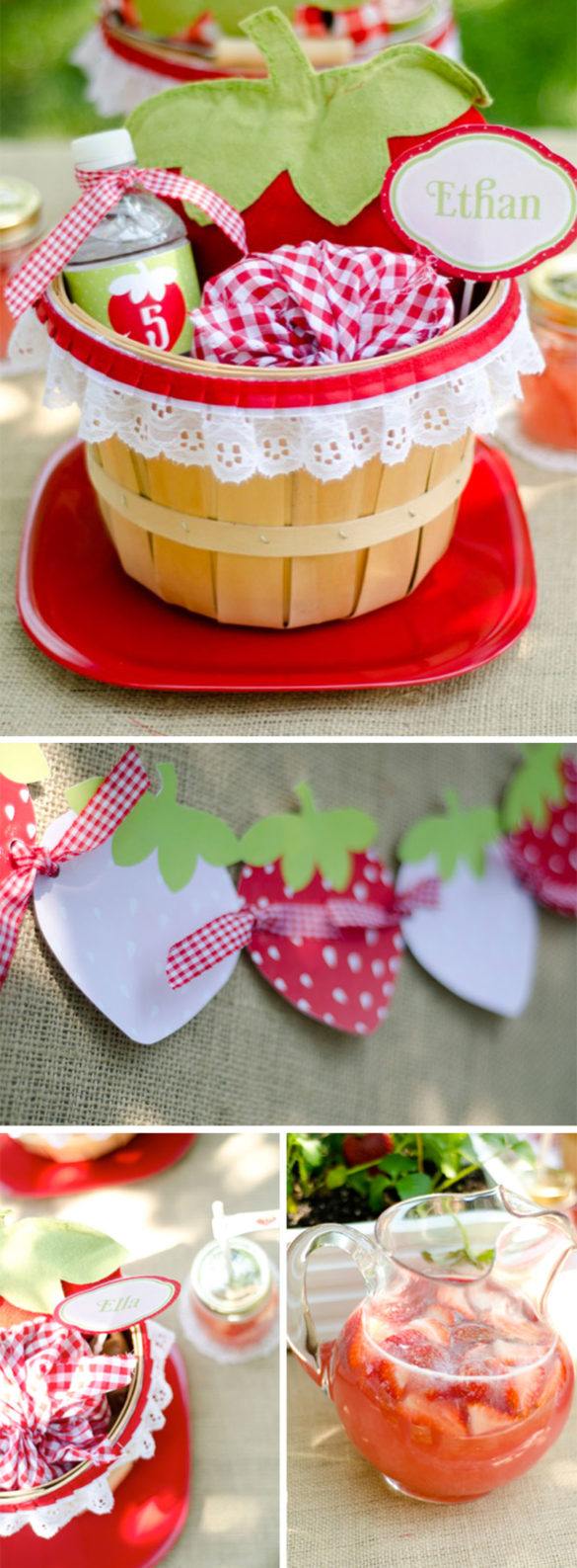 Berry Strawberry Party Ideas by Love The Day