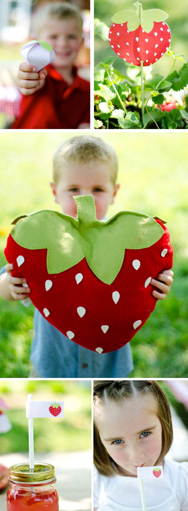 Strawberry Party Ideas by Lindi Haws of Love The Day