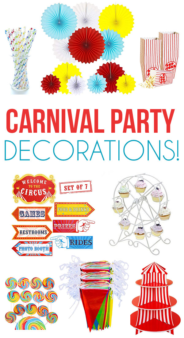 DIY Carnival Party Centerpiece