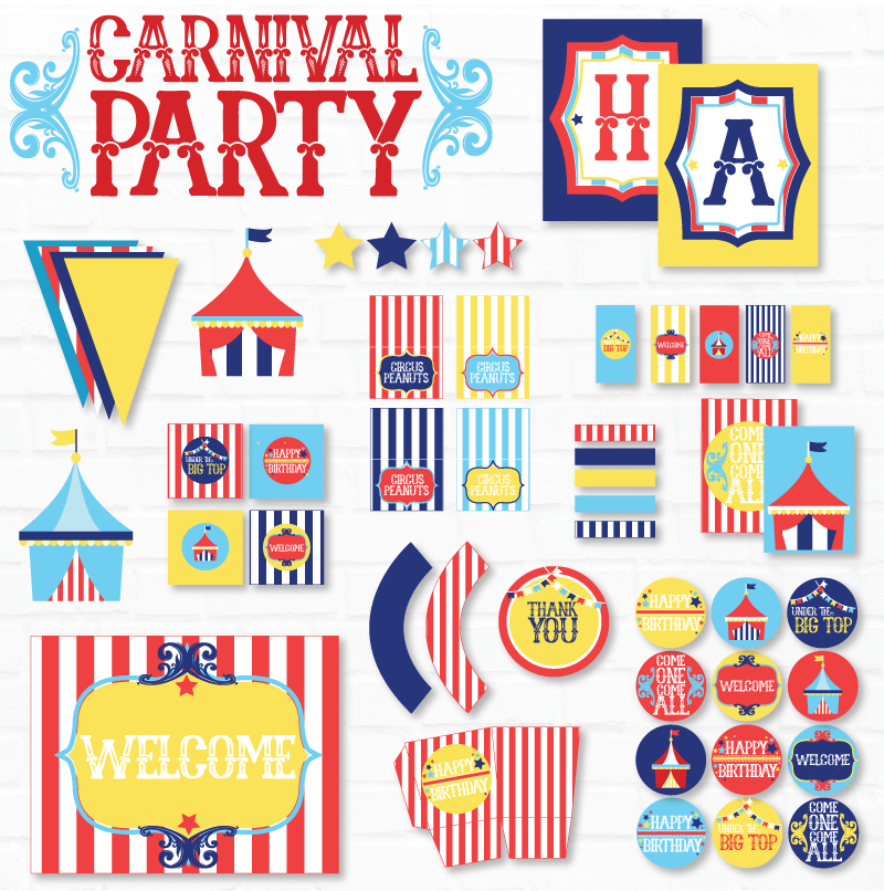 Circus Party Ideas by Lindi Haws of Love The Day