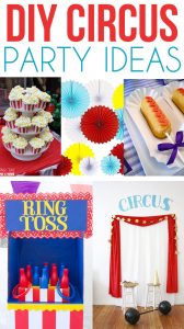 DIY Circus Birthday Party on Love The Day by Lindi Haws