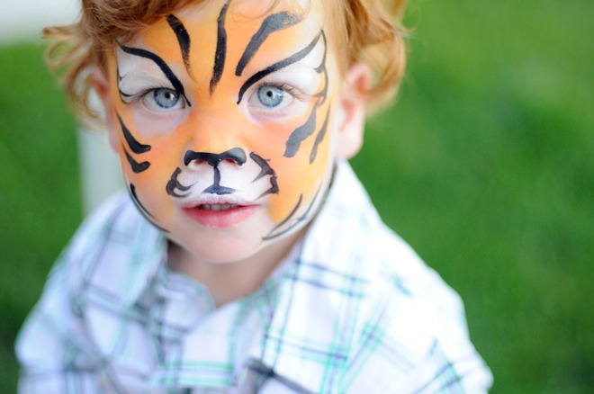 simple boy face painting ideas