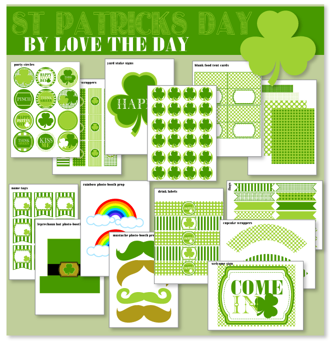 FREE St. Patrick's Day Party Printable by Love The Day