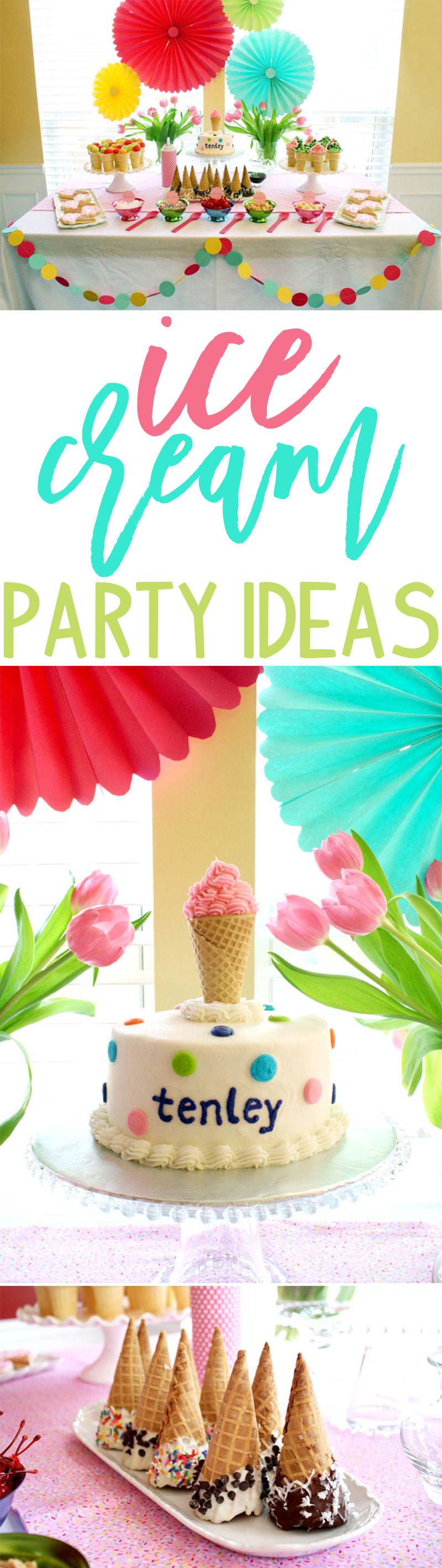 Ice Cream Party Ideas on Love The Day