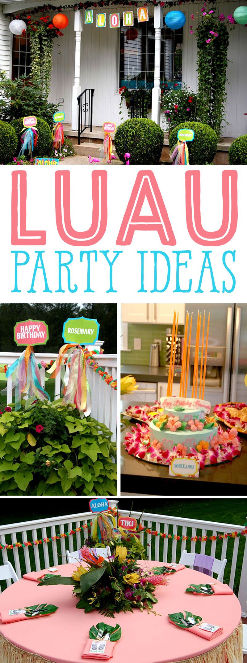 Luau Birthday Party Ideas on Love The Day