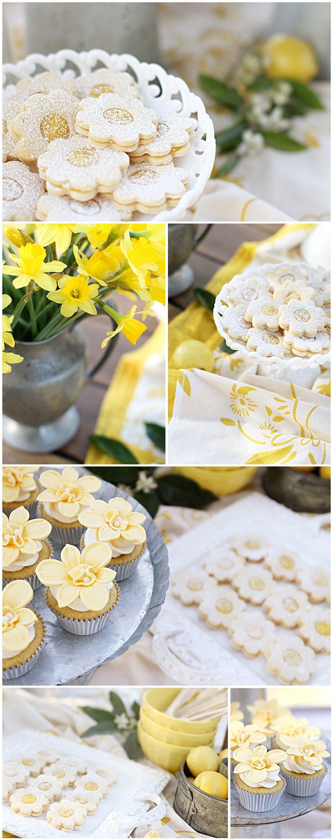 Lemon Dessert Table Feature on Love The Day