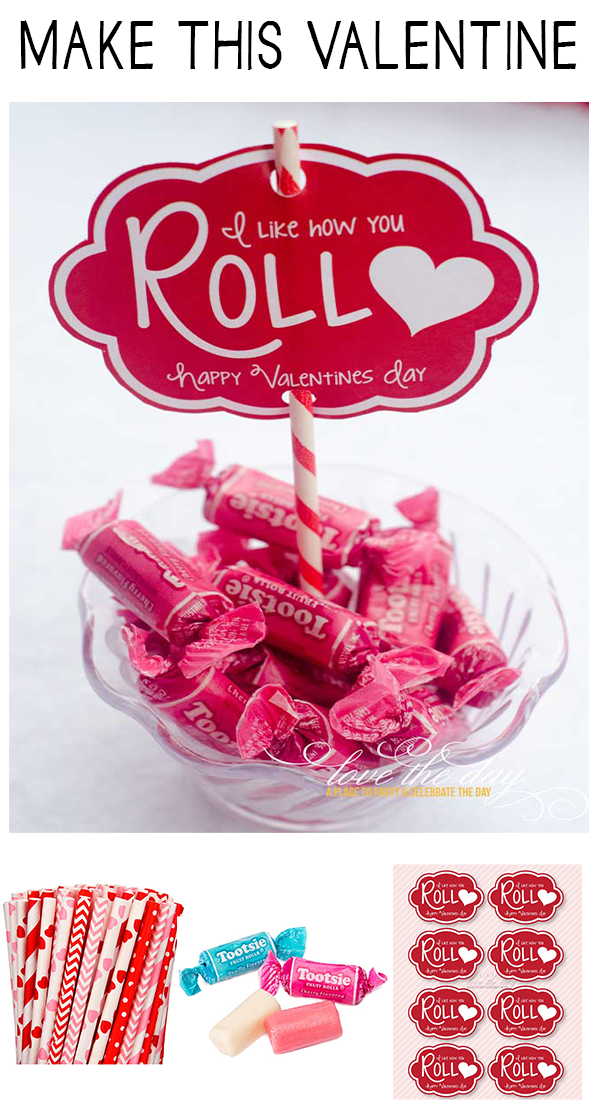 I Like How You Roll FREE Valentine Printable by Lindi Haws of Love The Day