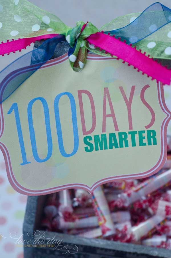 100 Days Of School FREE PRINTABLE by Love The Day