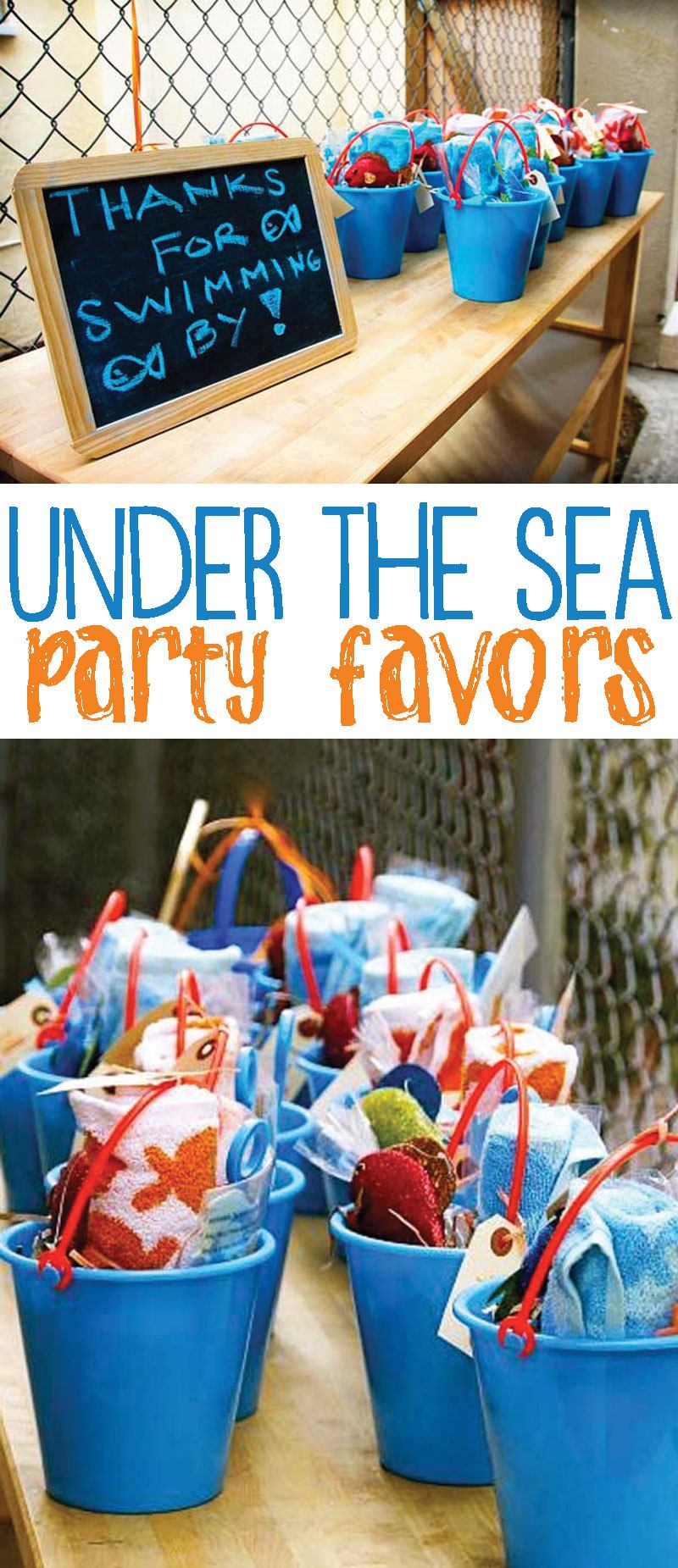 Under The Sea Party Favors on Love The Day