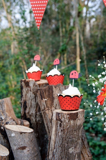 Ladybug Party Ideas:: Dessert Table on Love The Day