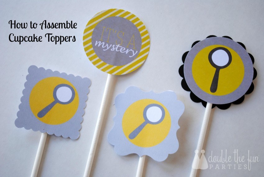 hur man gör Cupcake Toppers - DIY Cupcake Toppers