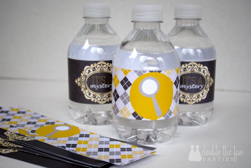 Enjoy your DIY water bottle labels with your own custom design.