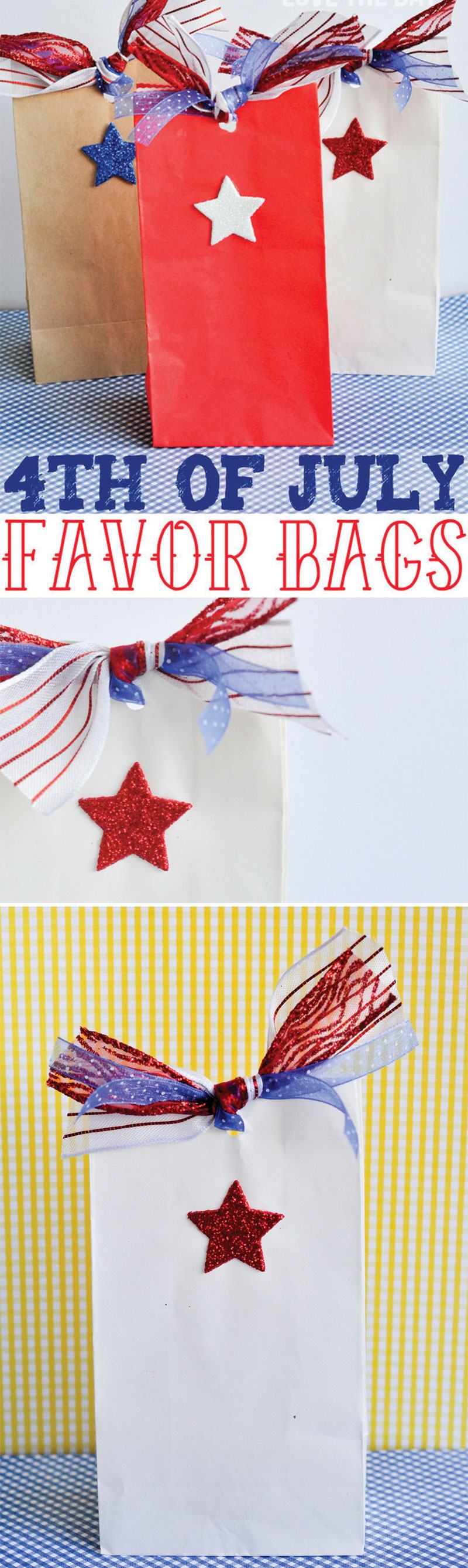 4th Of July Favor Bags by Lindi Haws of Love The Day