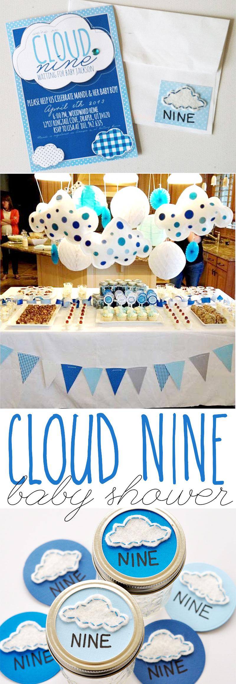 Cloud Nine Baby Shower by Lindi Haws of Love The Day