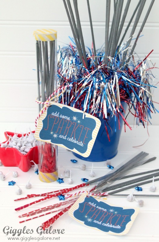 Patriotic craft idea – diy confetti poppers