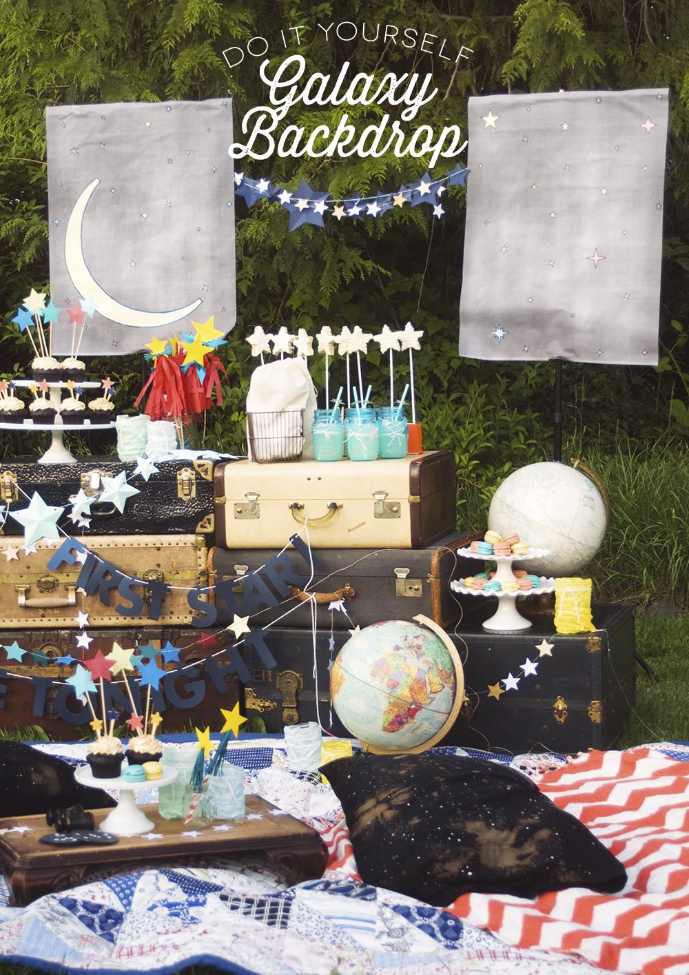 Star Gazing Party FREE Printable Invitation and Craft Tutorials