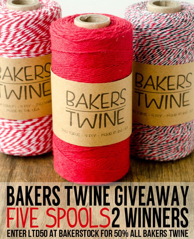 Bakers Twine Giveaway at Love The Day: 5 Spools and 2 Winners! 