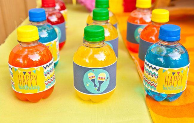 Fiesta Drink Labels by Love The Day