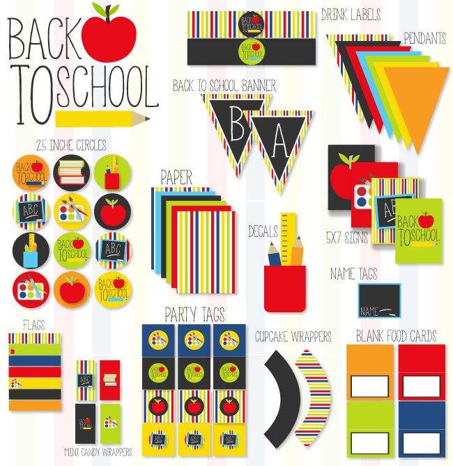 Back To School Printables by Love The Day