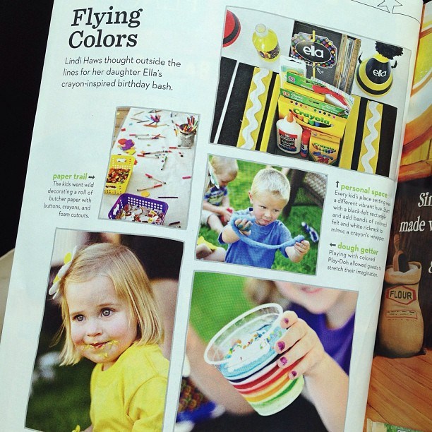 Crayon Party Feature in Parents Magazine