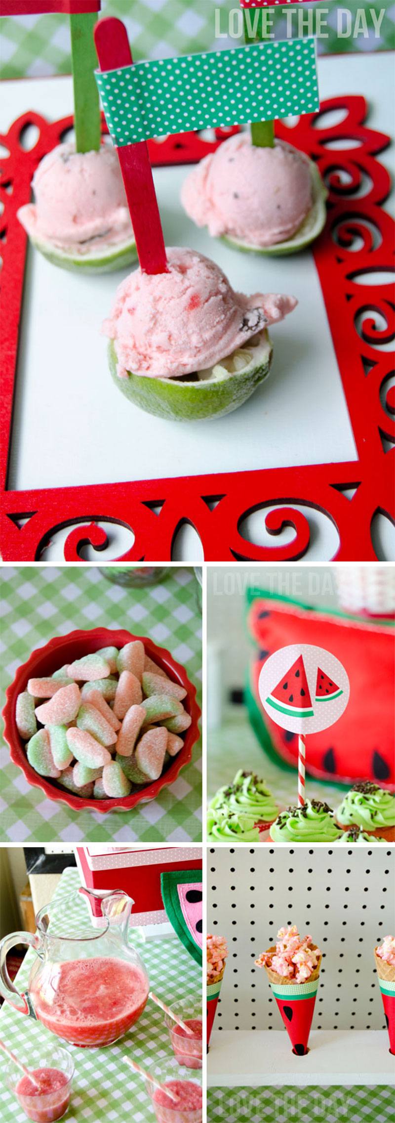 Watermelon Party Dessert Table by Lindi Haws of Love The Day