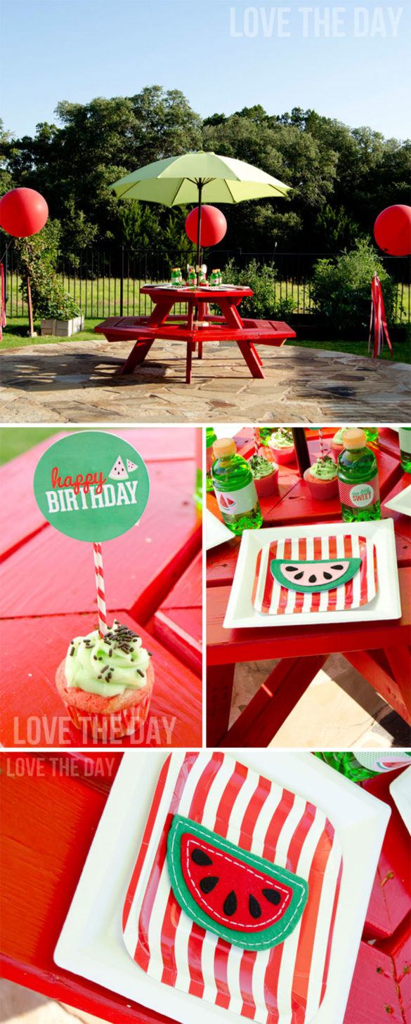 Watermelon Party Ideas by Love The Day