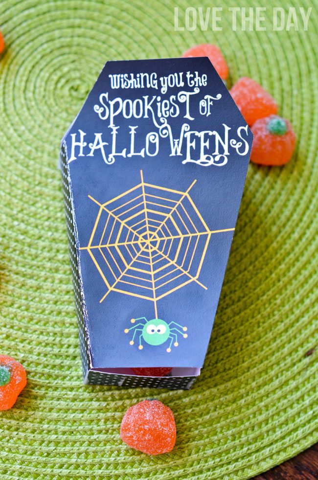 Halloween Coffin Box FREE PRINTABLE by Love The Day