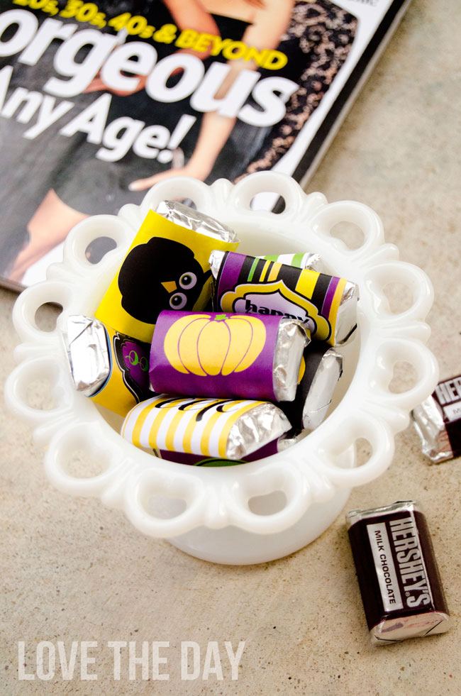 FREE Halloween Mini Candy Wrappers from Love The Day