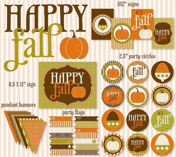 It's Fall Y'all Printable Party by Love The Day