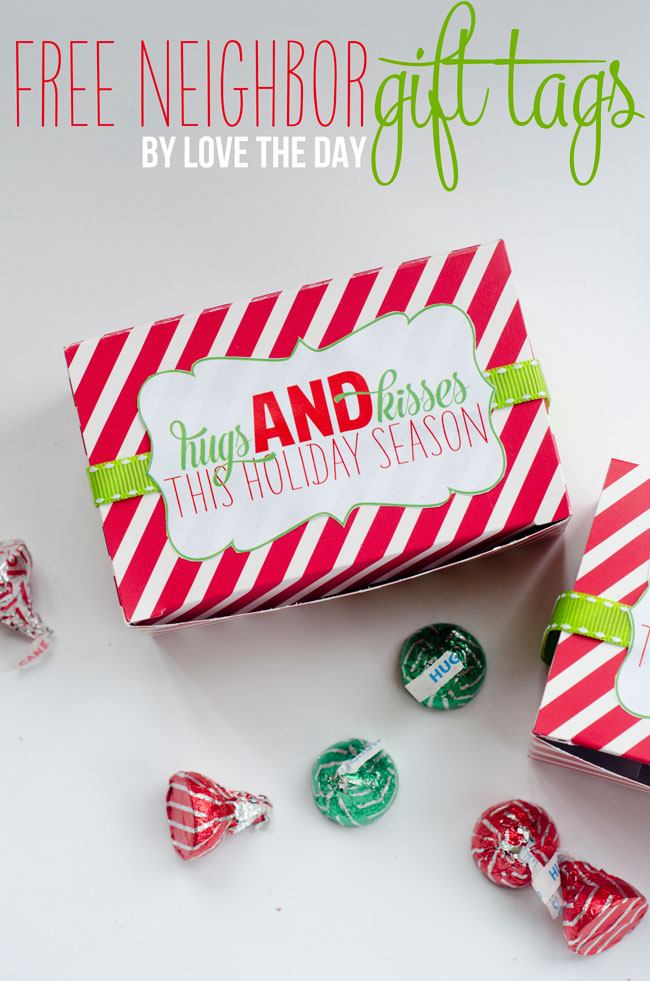 Printable Christmas Soda Tags - Neighbor Gift Blog Hop - Our Thrifty Ideas