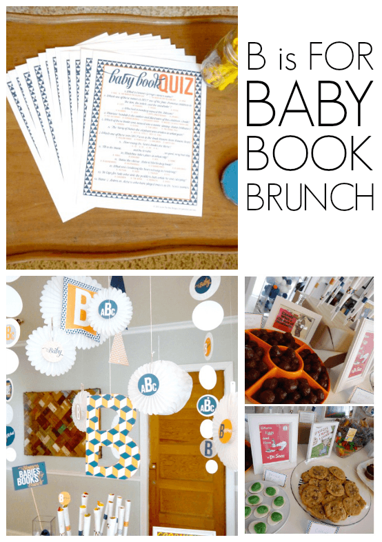 Babies, Books & Brunch Shower with printable by Love The Day