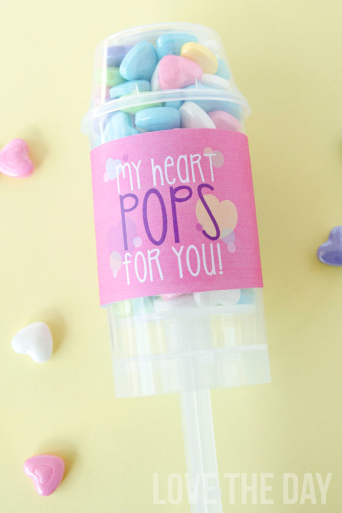 'My Heart POPS For You' FREE PRINTABLE Valentine by Love The Day