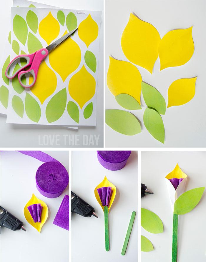 How To Make Paper Flowers: FREE Printable & Tutorial 