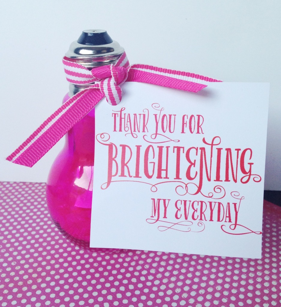 FREE Teacher Appreciation Gift Tag by Love The Day