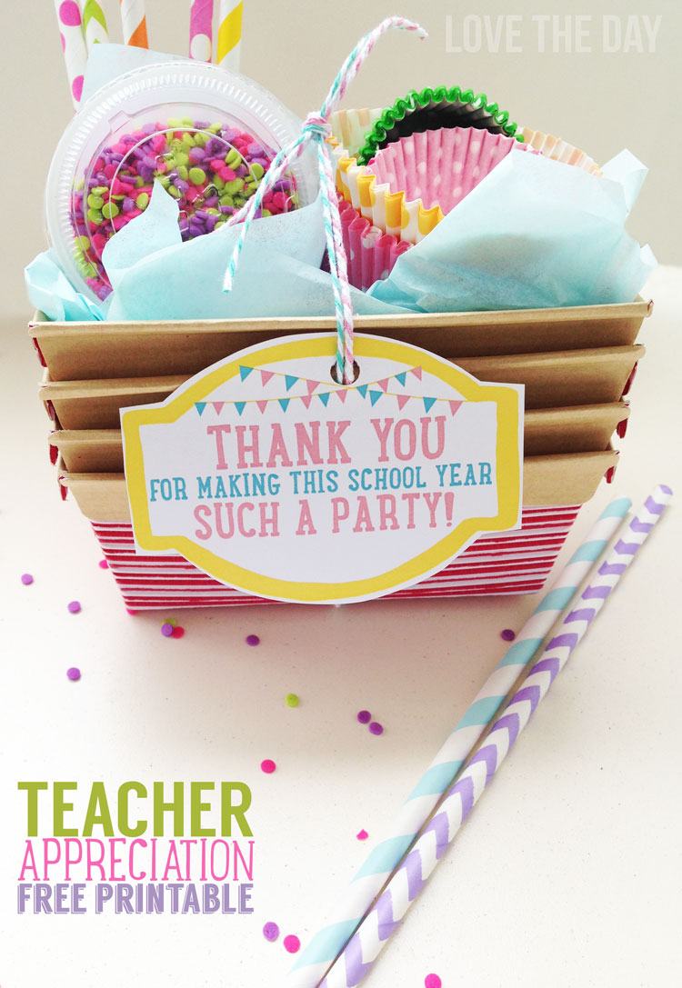 Free Printable Teacher Appreciation Tag by Love The Day