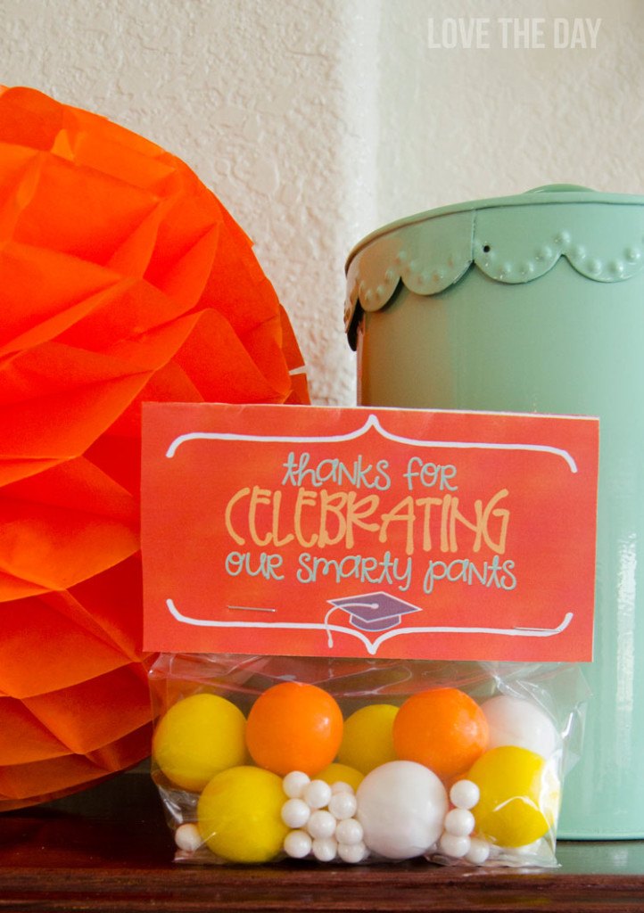 Free Graduation Party Favors by Love The Day