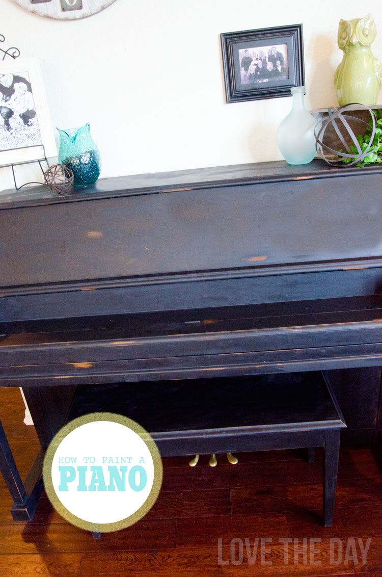 My Painted Piano with FolkArt Home Decor Chalk