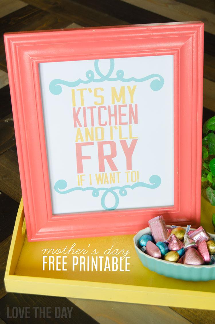 FREE Printable Mother's Day Card & Sign