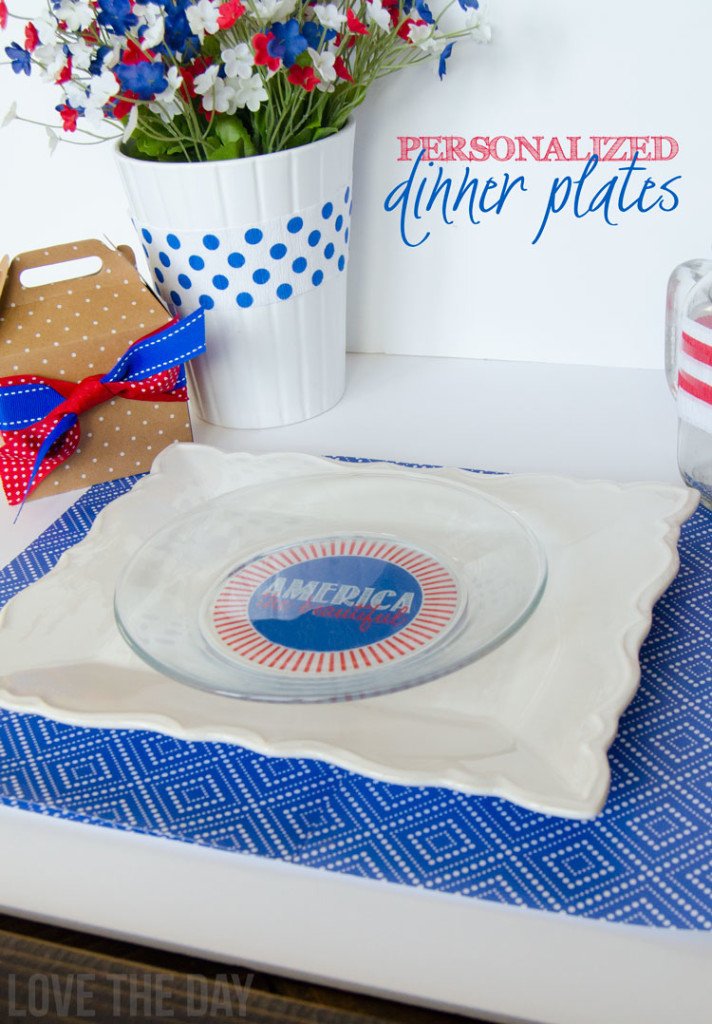 Personalized Dinner Plates Love The Day Favorites