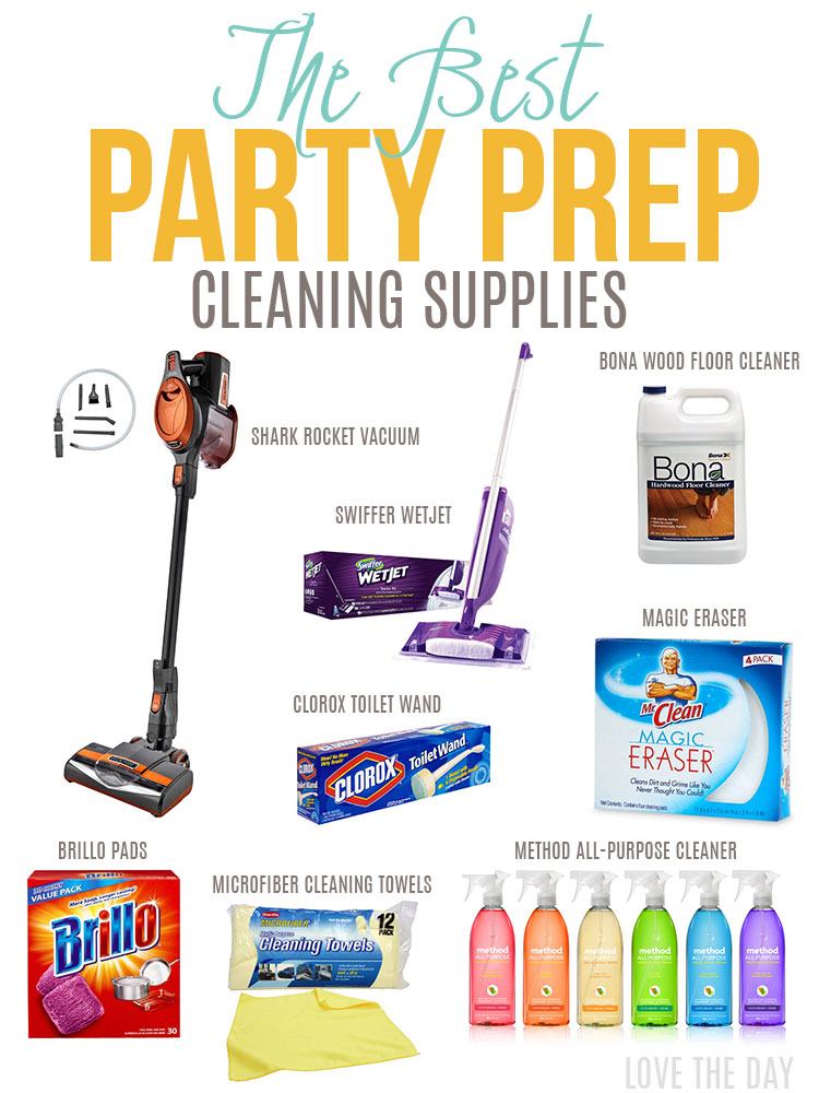The Perfect Host Series:: The Best Party Prep Cleaning Supplies