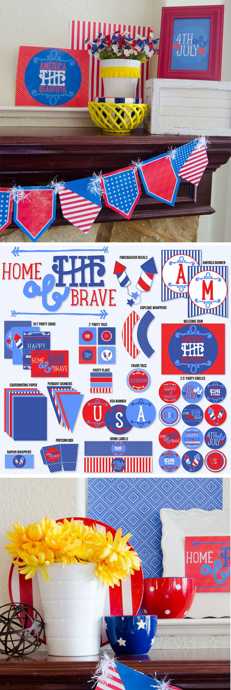 4th Of July Printables by Love The Day