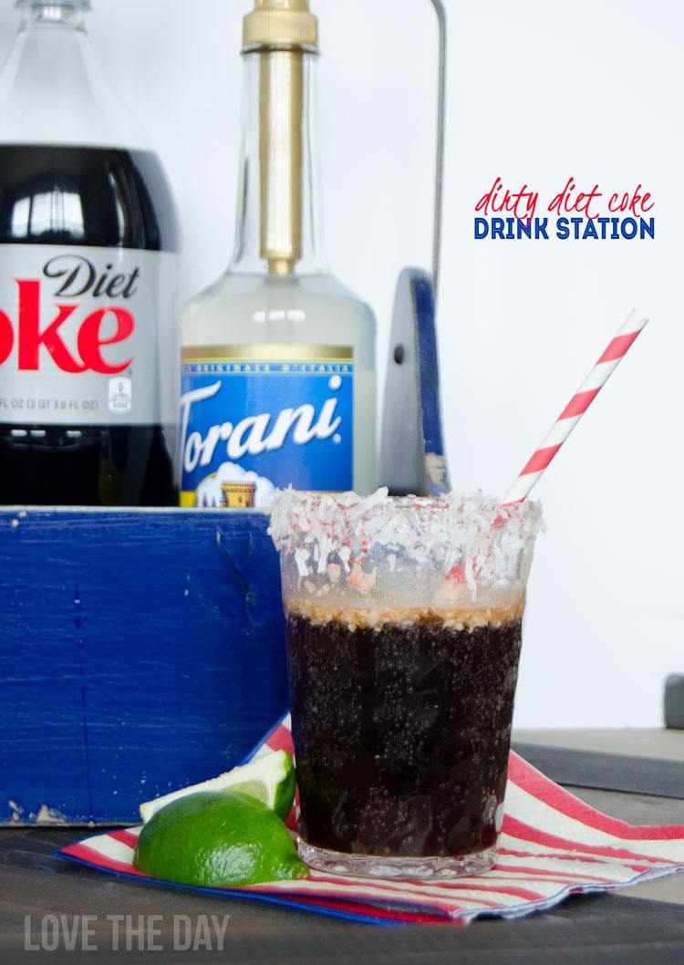 Dirty Diet Coke Drink Station with Wayfair by Love The Day