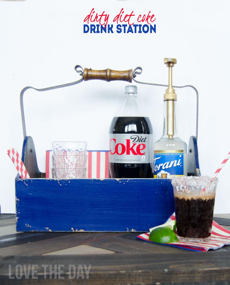 Dirty Diet Coke Drink Station with Wayfair by Love The Day