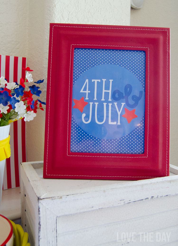 4th of july printables by love the day