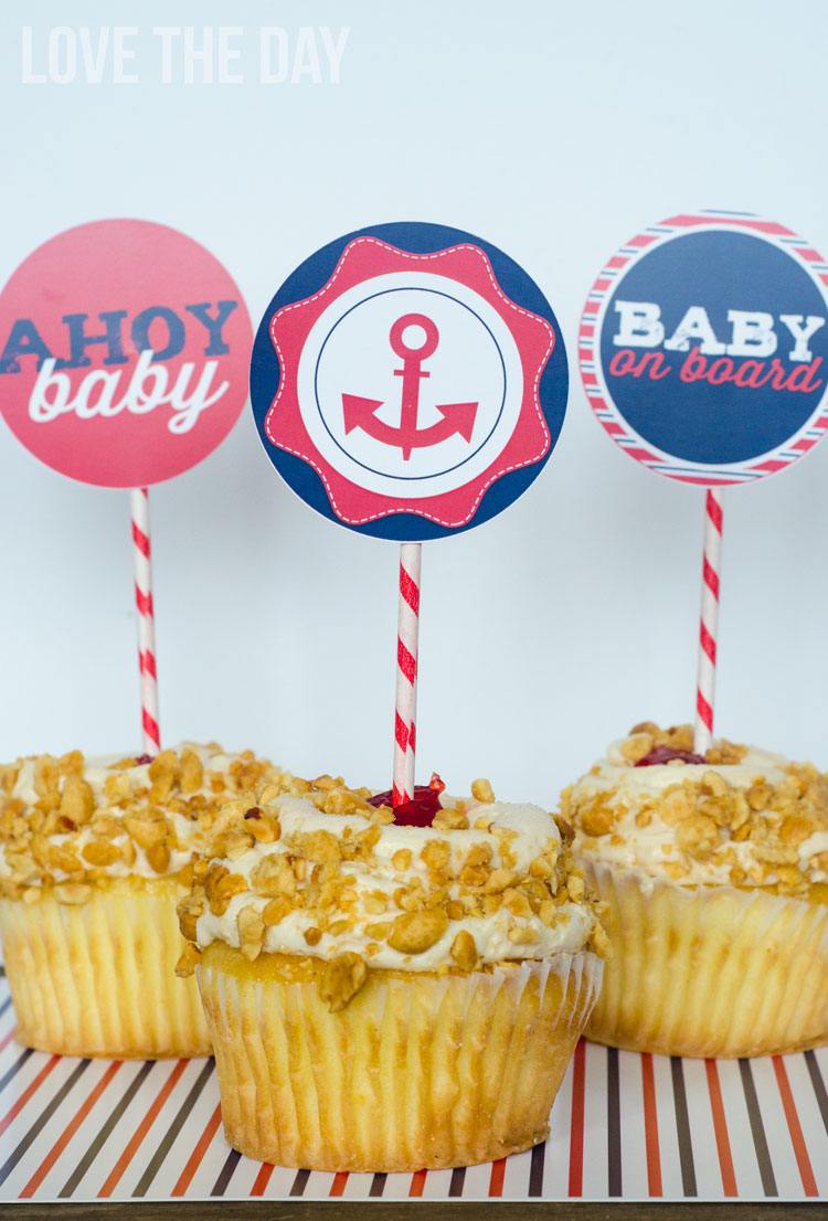 Boy Baby Shower Idea - A Nautical Baby Shower by Love The Day