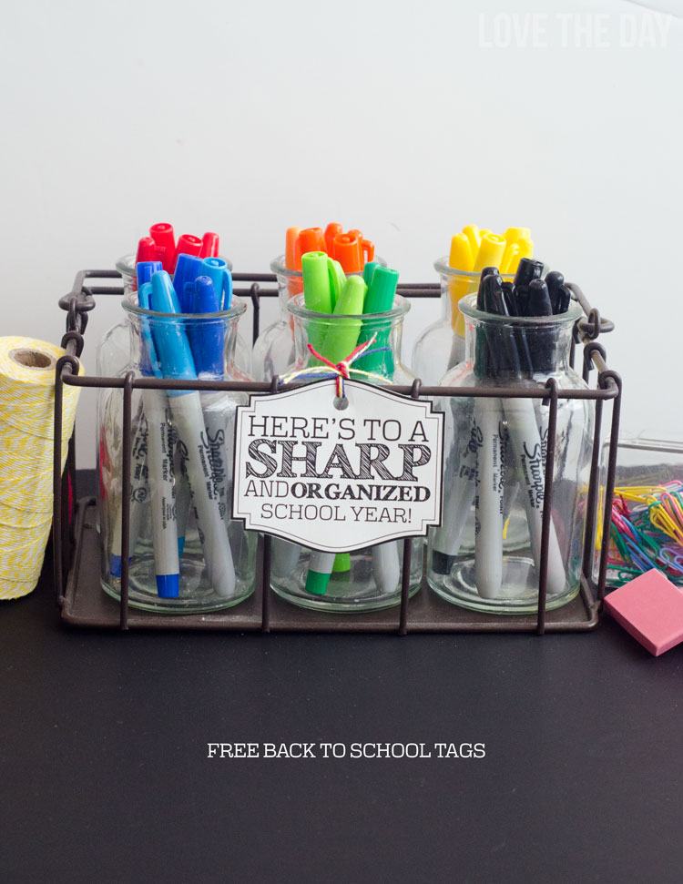 Back To School Teacher Gifts & FREE Printable by Love The Day 